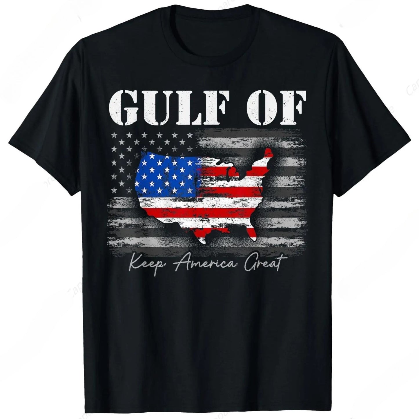 Gulf of USA Keep America Great Cotton T-Shirt