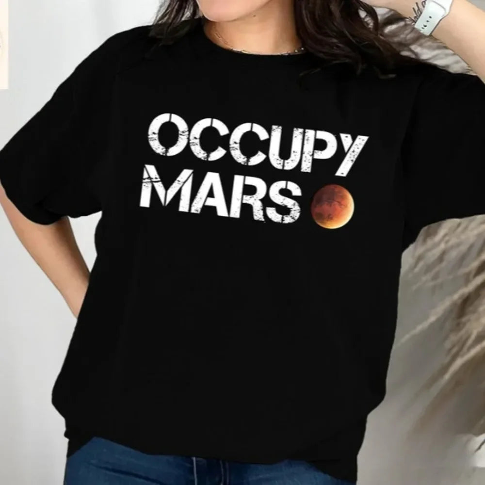 Occupy Mars Cotton T-Shirts (6 Colors)