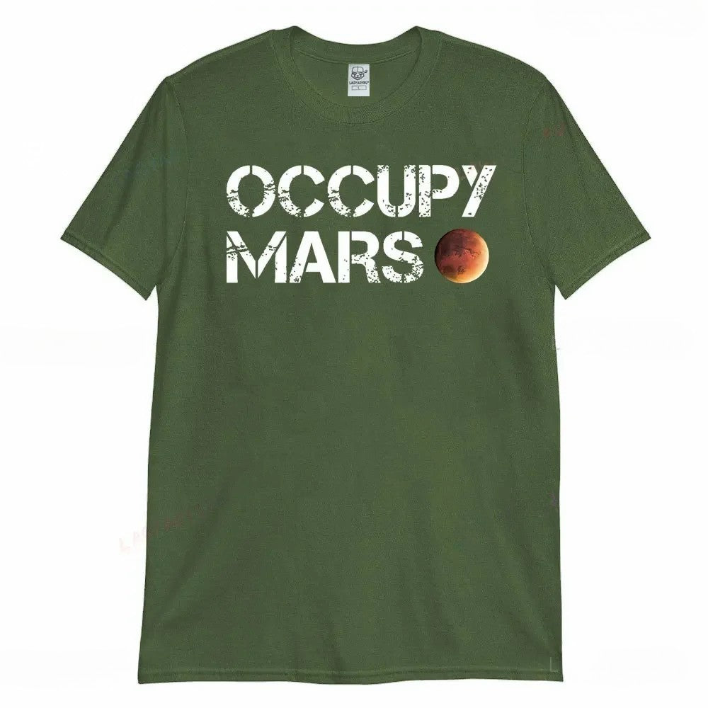 Occupy Mars Cotton T-Shirts (6 Colors)