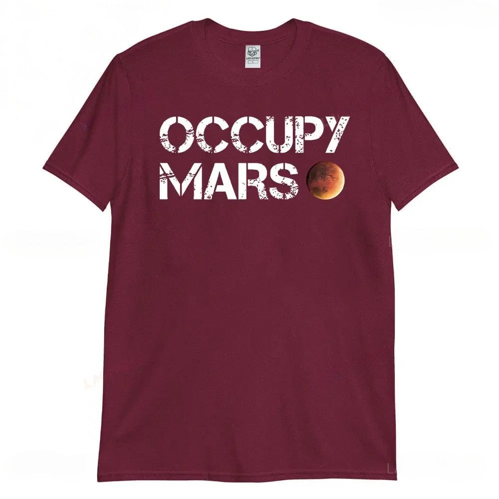 Occupy Mars Cotton T-Shirts (6 Colors)