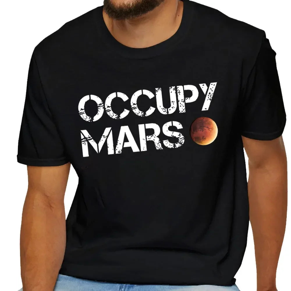 Occupy Mars Cotton T-Shirts (6 Colors)